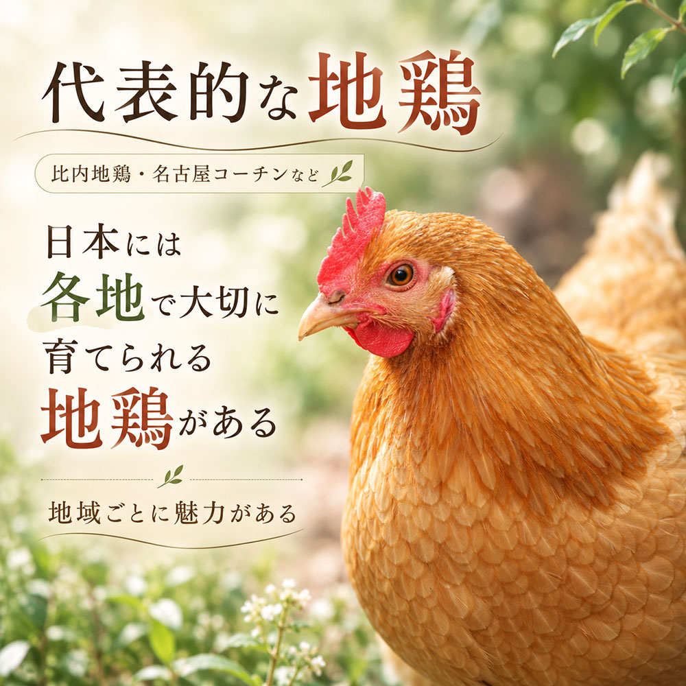 日本にはどんな地鶏がある？代表的な種類を紹介