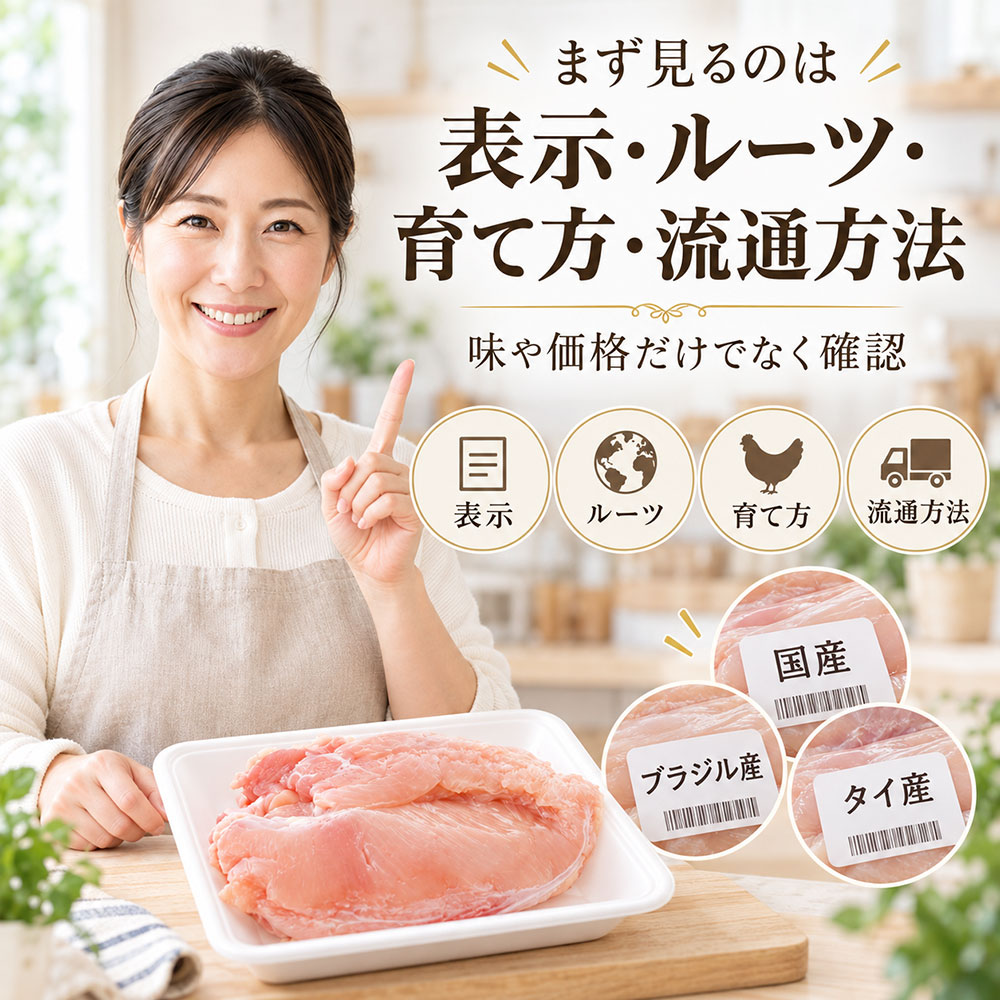 鶏肉の国産と外国産の違い：基本ポイント
