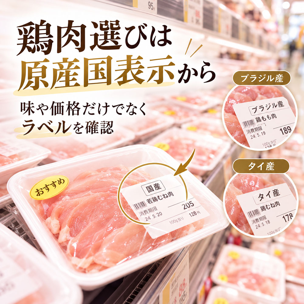 商品表示・ラベルの見方：「原産国表示」