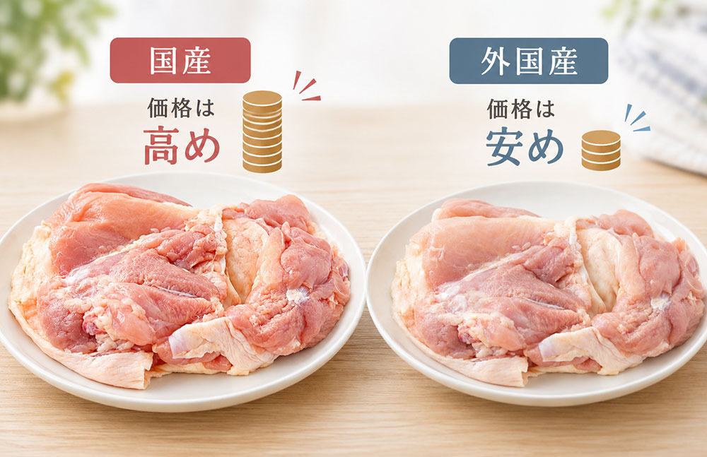 部位別価格傾向（ムネ肉／モモ肉など）