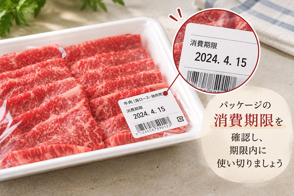 消費期限と開封後の注意点!牛肉は何日まで保存できる?