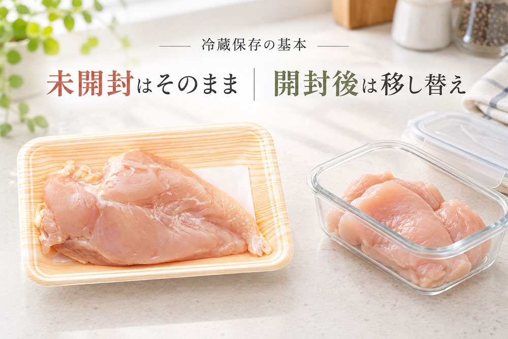 パックのままで大丈夫?未開封と開封後の保存方法