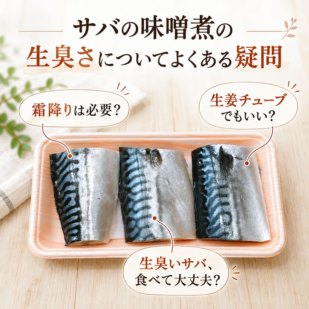 サバの味噌煮の生臭さについてよくある疑問