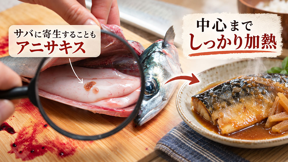 サバの味噌煮ならアニサキスは大丈夫？