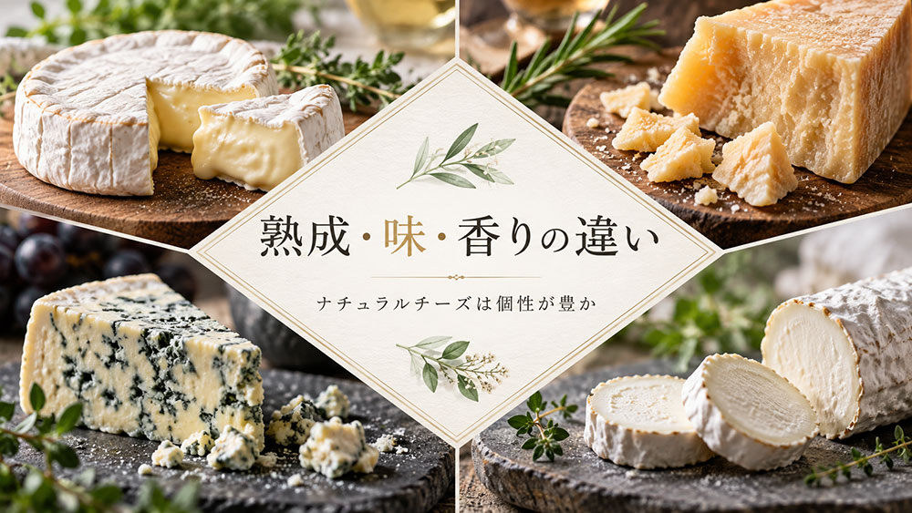 熟成・味・香りの違い