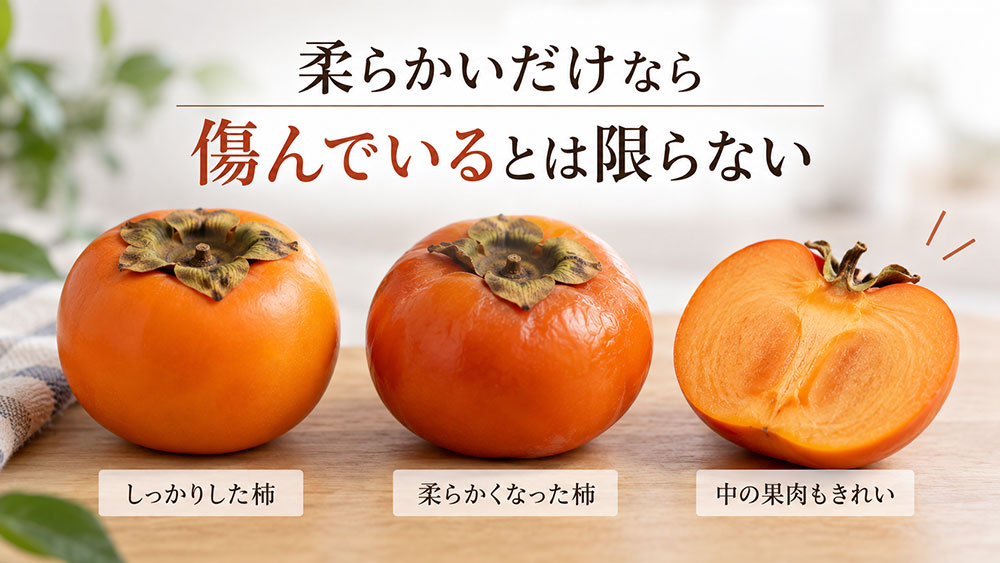 柔らかいだけなら傷んでいるとは限らない
