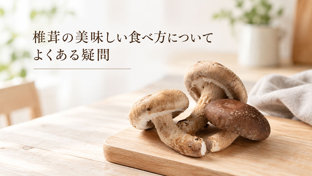 椎茸の美味しい食べ方についてよくある疑問