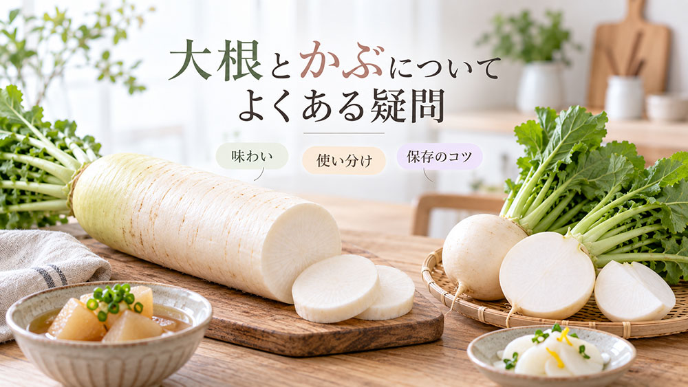 大根とかぶについてよくある疑問