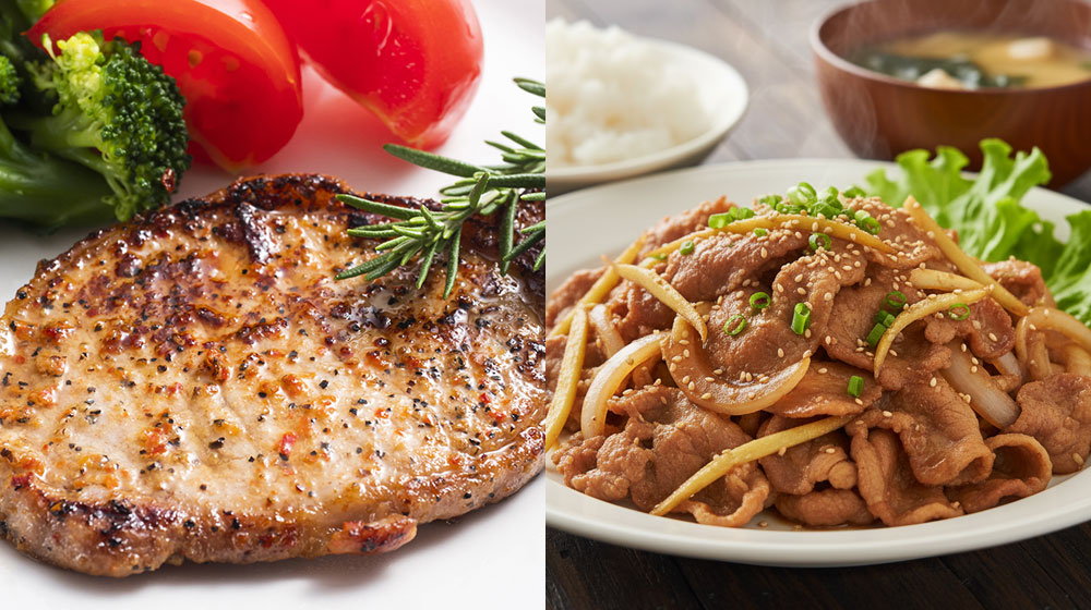 国産豚肉は「肉を主役にしたい料理」。外国産豚肉は「味を入れて仕上げる料理」