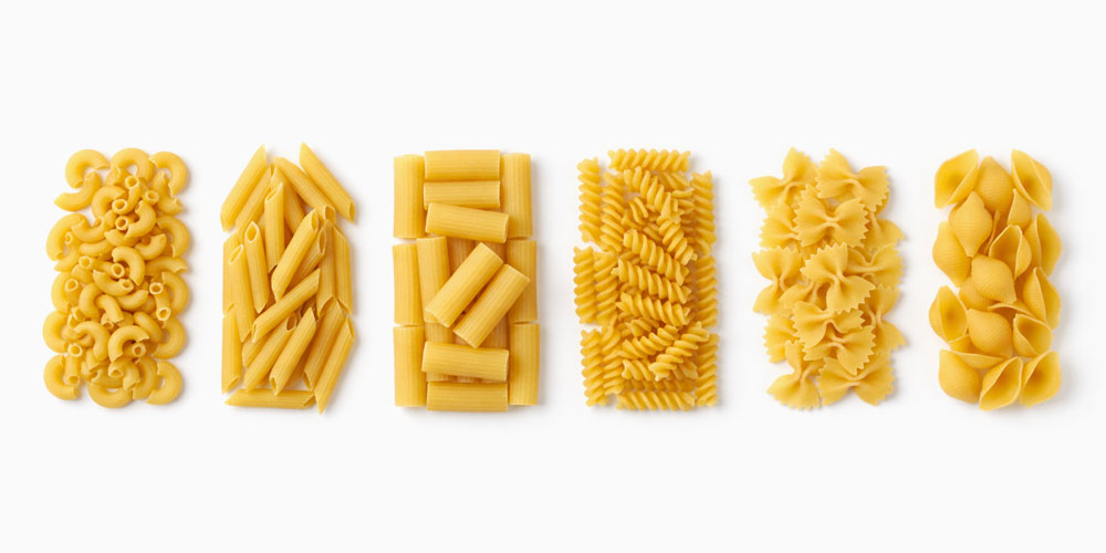 代表的なショートパスタ