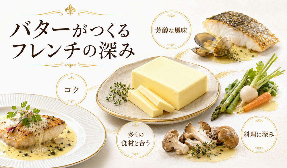 フレンチ（フランス料理）では欠かせない存在