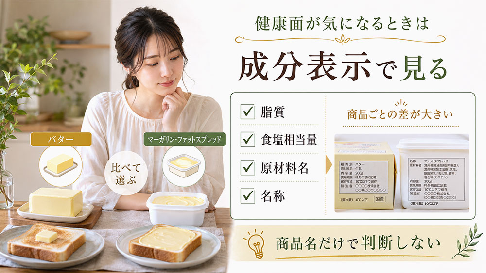 気になる人は成分表示を確認する