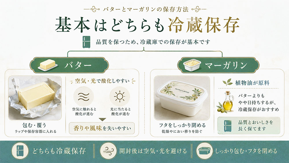 賞味期限と保存方法のポイント