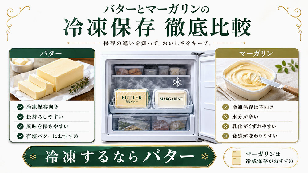 冷凍保存の可否とその影響