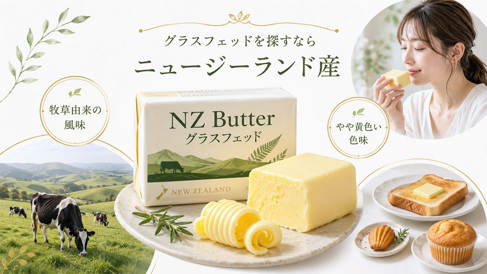 ニュージーランド産はグラスフェッドタイプを見かけやすい
