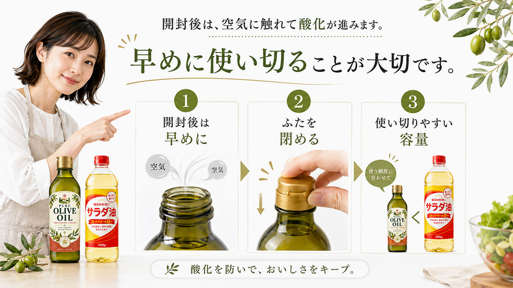 開封後は早めに使い切る