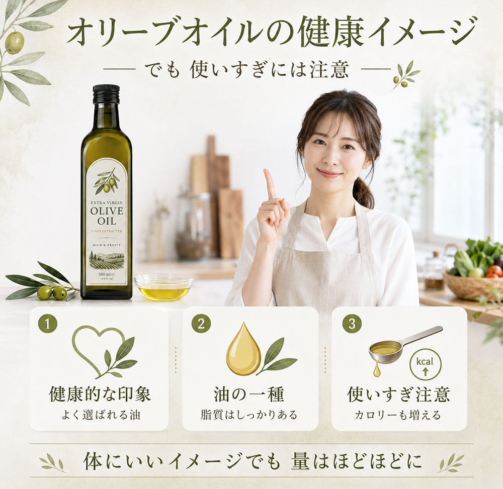 オリーブオイルと健康面の注意点