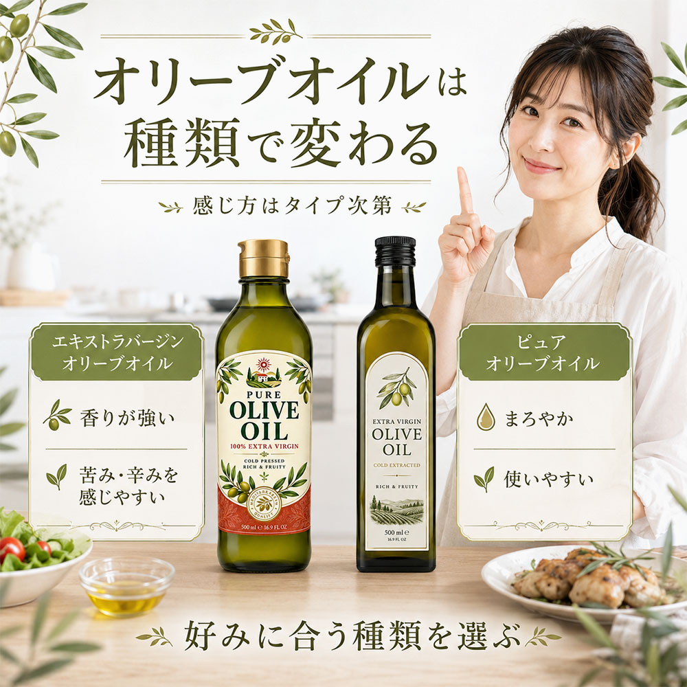 オリーブオイルがまずいと感じやすい種類と特徴