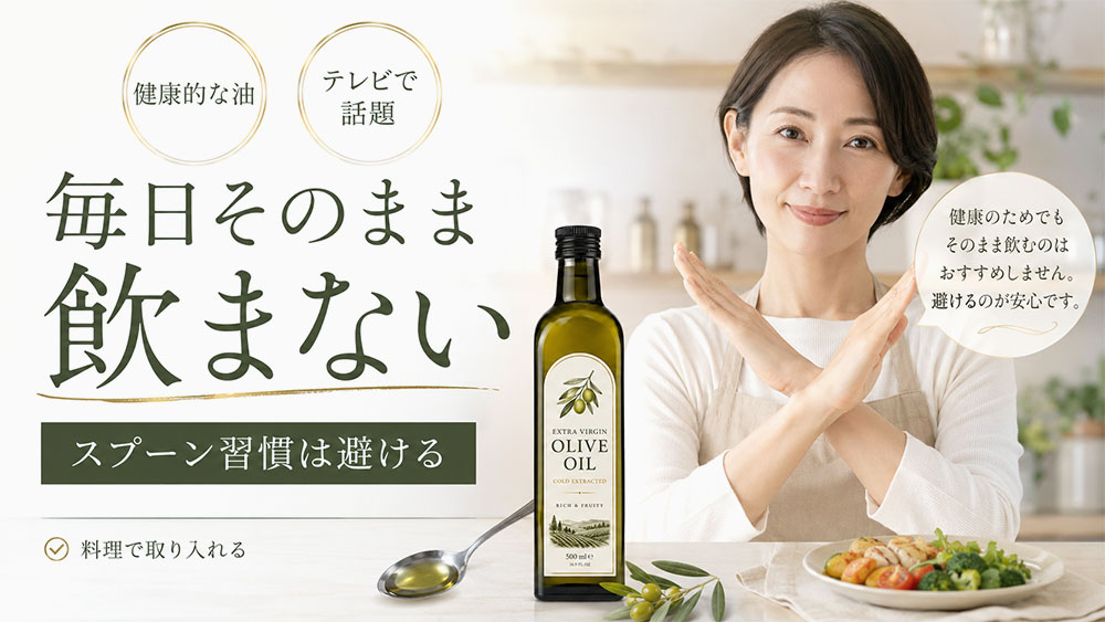 健康効果だけを目的に飲むのは避ける