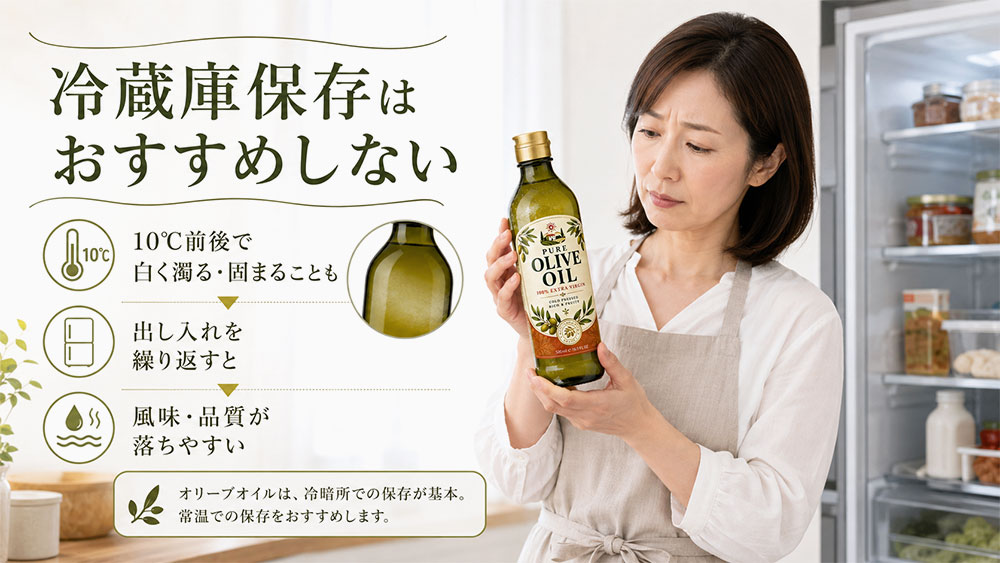 冷蔵庫で白く固まったときの考え方
