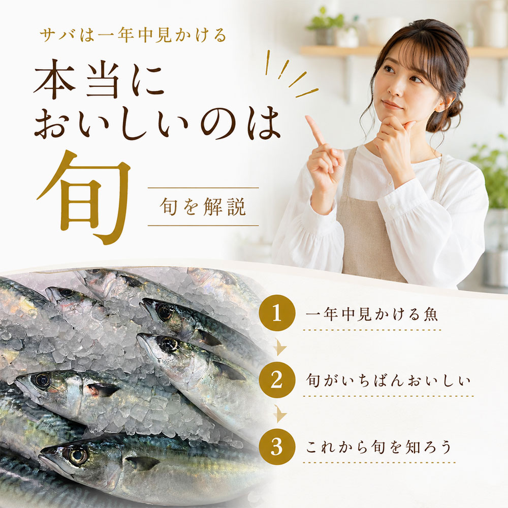 サバの旬はいつ?種類別の時期を一覧表で解説