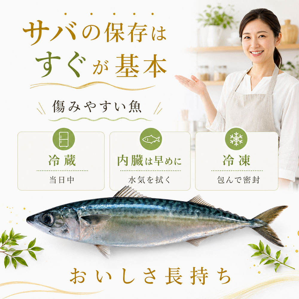 サバの保存方法