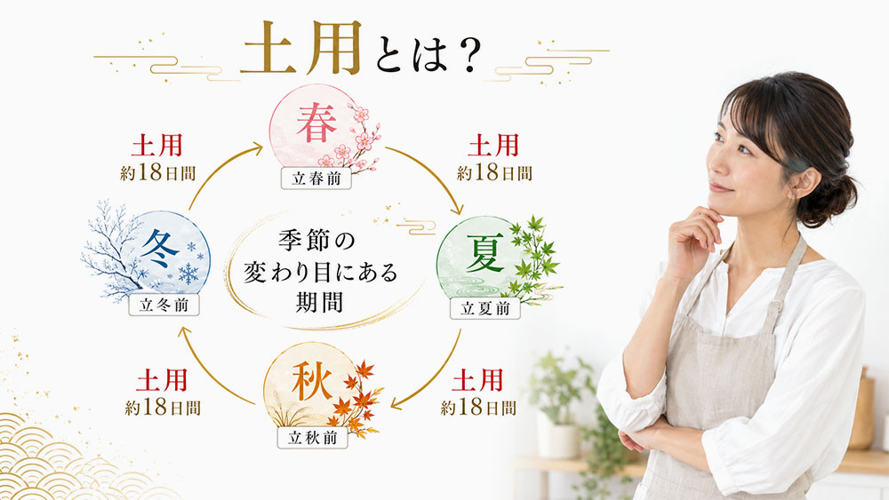 土用とは季節の変わり目にあたる期間