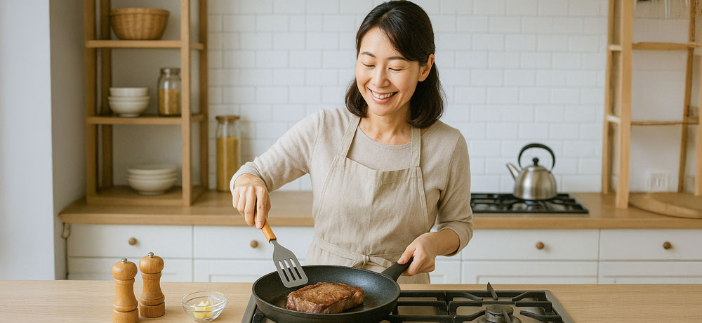 肉の向きを知っていると料理上手に見える