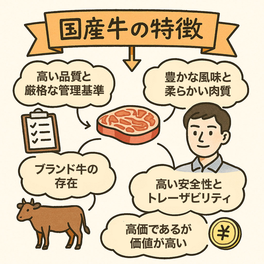 国産牛の特徴