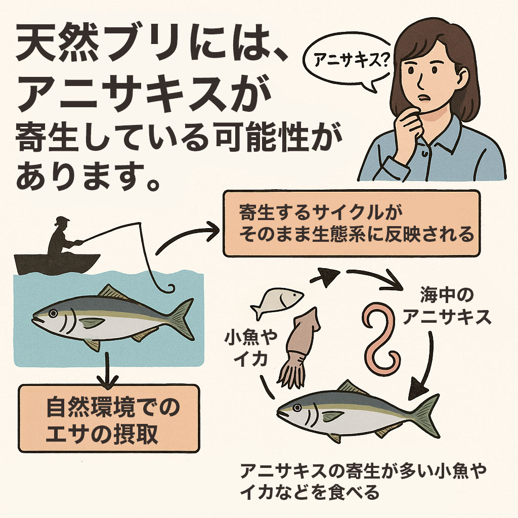 天然ブリの特徴とアニサキスのリスク