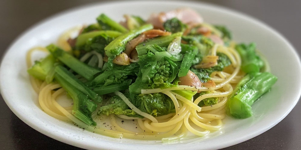 菜花のおひたし・天ぷら・パスタ