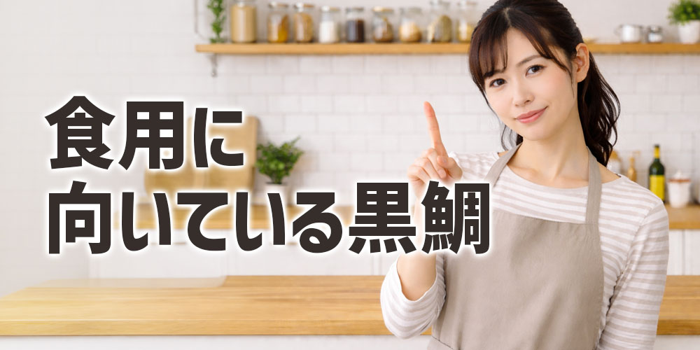 食用に向いている黒鯛の見分け方