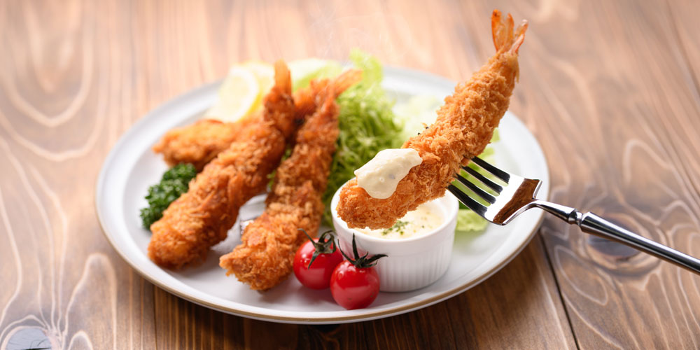 エビフライ・魚フライに向いているパン粉