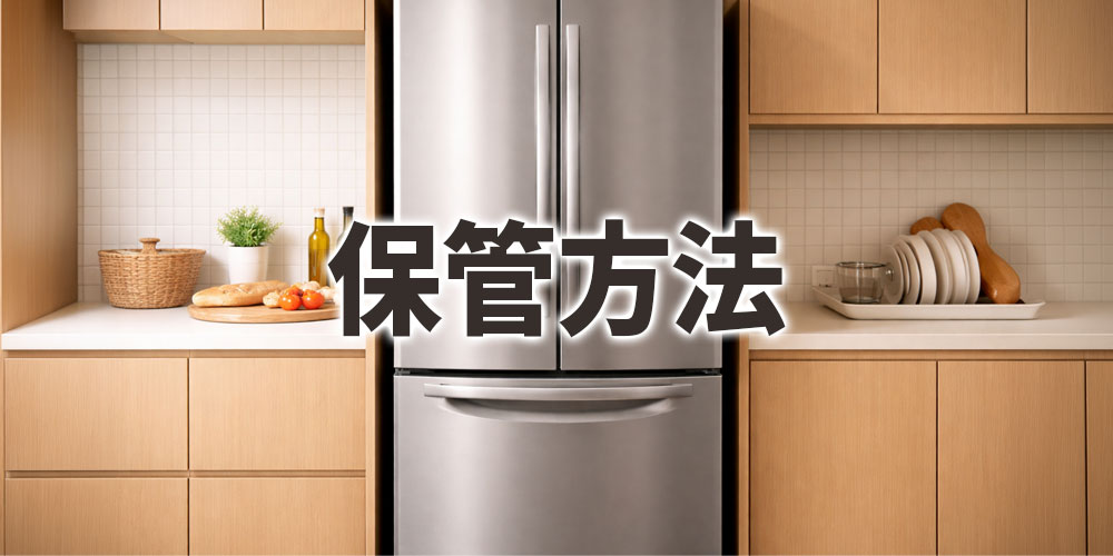 保管方法（保存性・日持ち）の違い