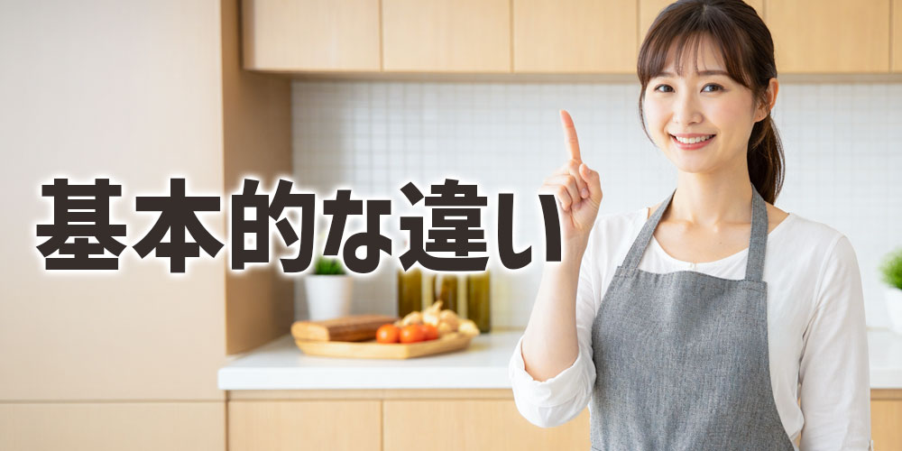 乾燥パン粉と生パン粉の基本的な違い