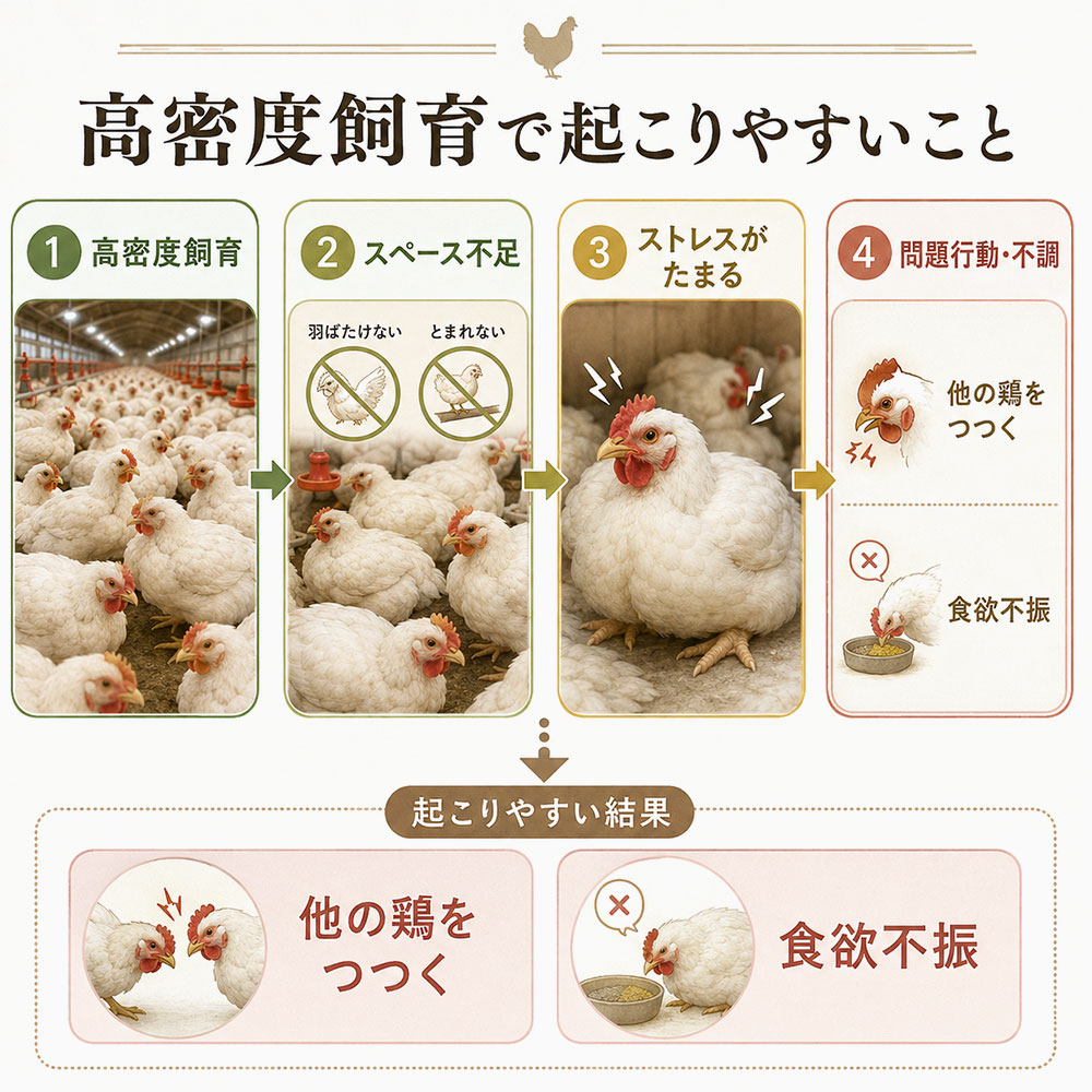 ストレスのため行動異常をおこすことがある