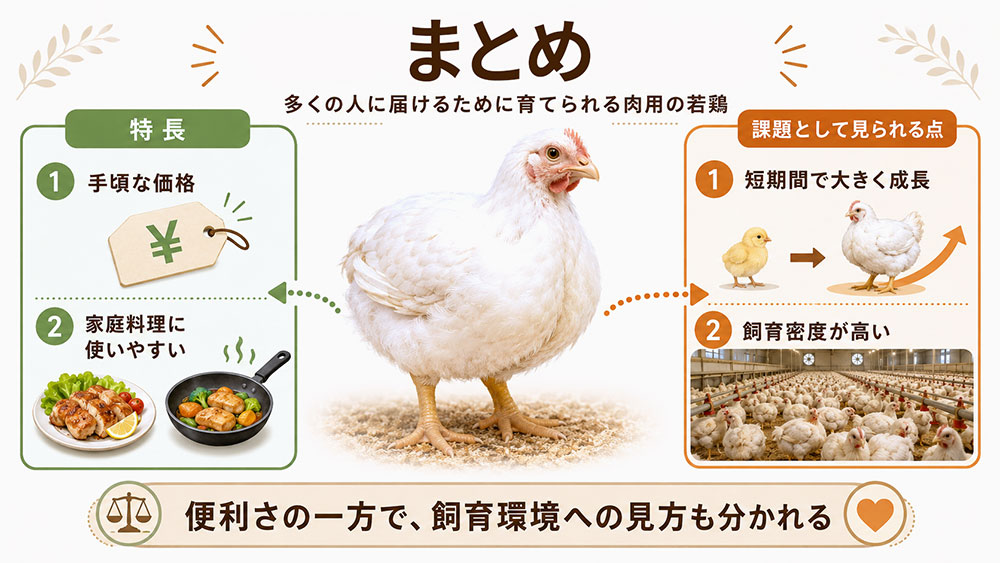 ブロイラーがかわいそうと感じる理由：まとめ