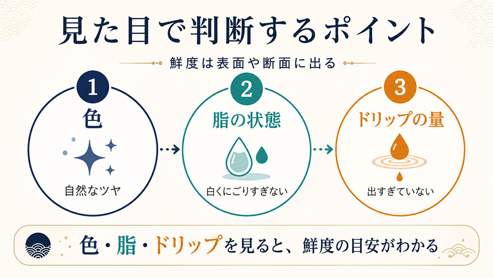 見た目で判断するポイント