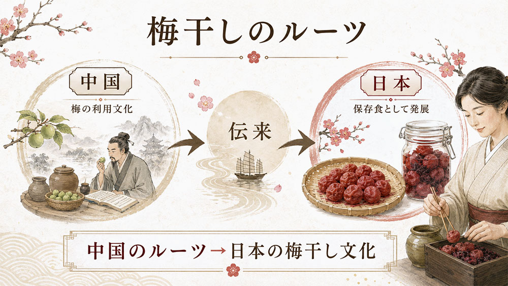 梅干しの起源は日本?それとも中国?