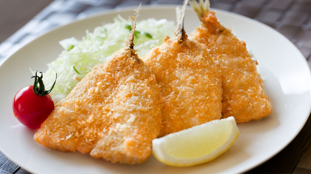 アジフライは身の厚いアジを選ぶと食べごたえが出る
