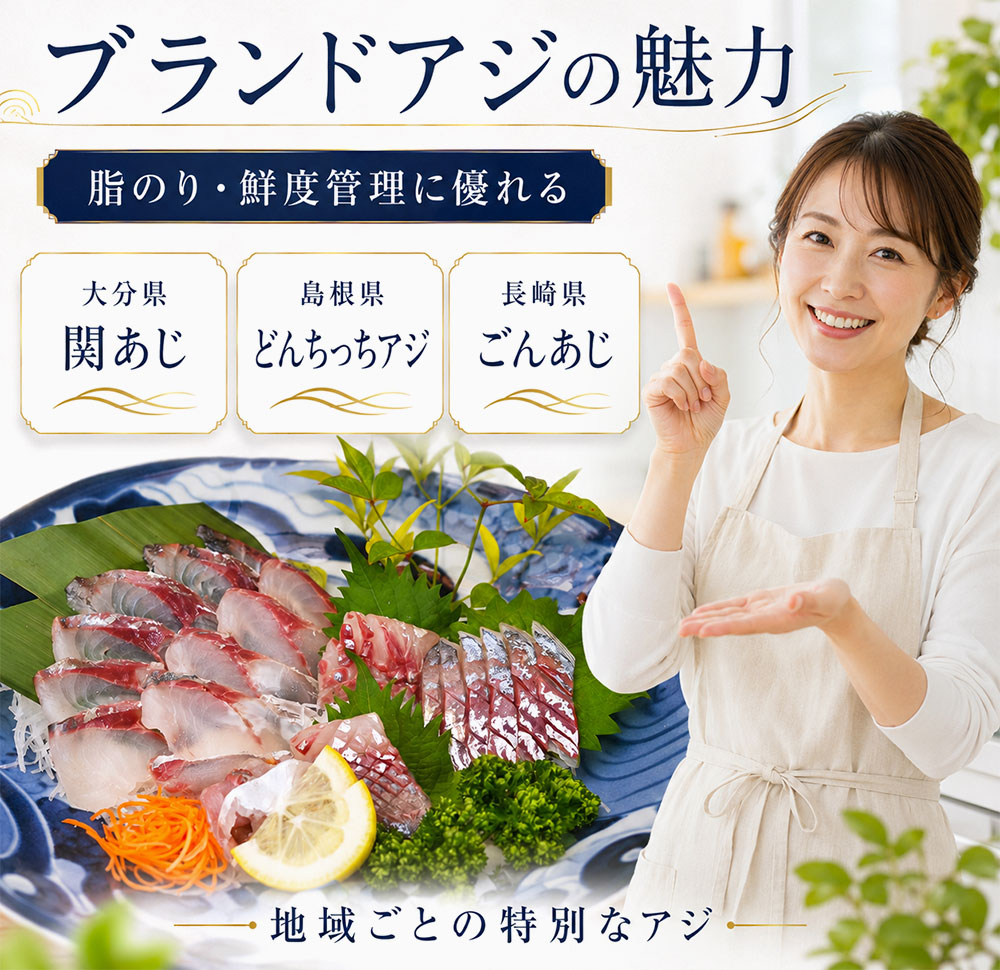 有名なブランドアジ