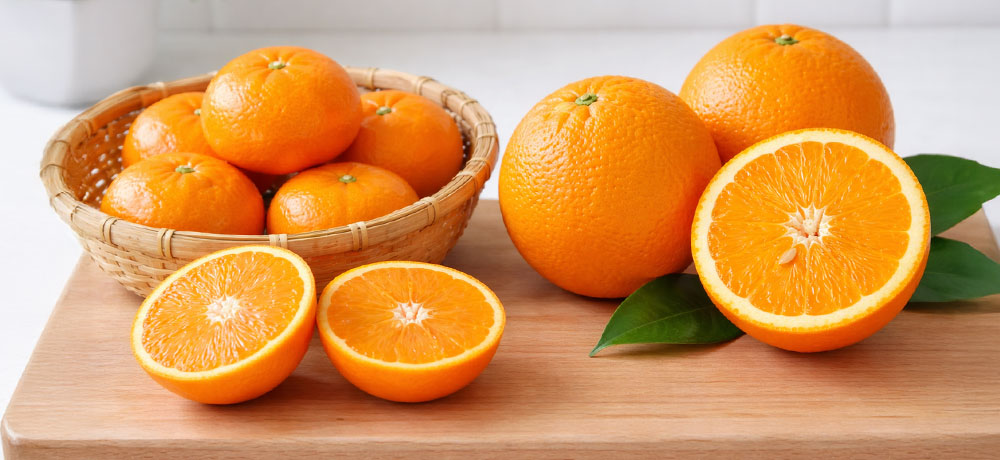 みかんとオレンジの見た目の違い