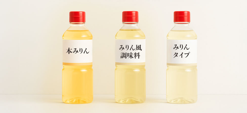 本みりん・みりん風調味料・みりんタイプの基本知識