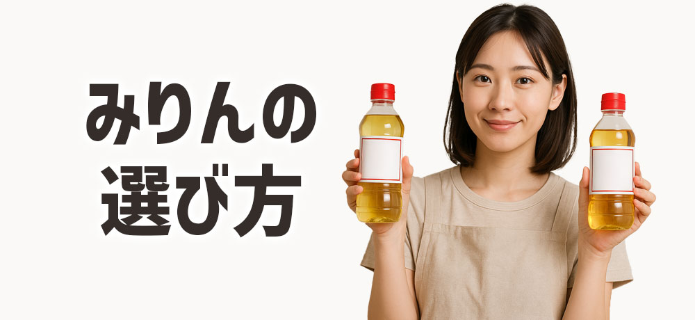 買い物で迷わない!みりんの選び方
