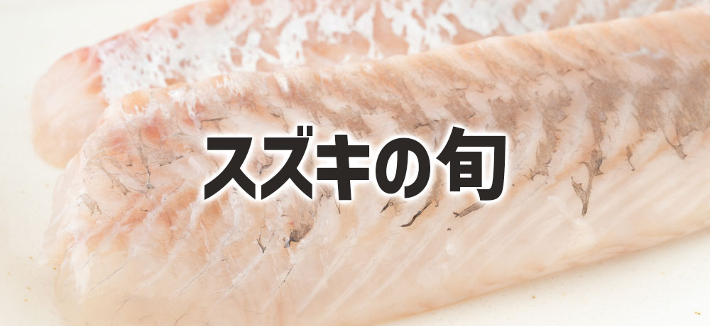 脂が最も乗るスズキの旬はいつ？