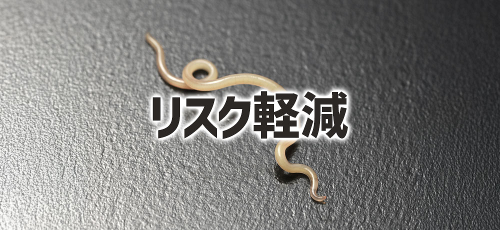 寄生虫(アニサキス)のリスク軽減