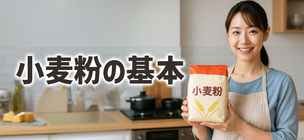 まずは小麦粉の基本を知ろう