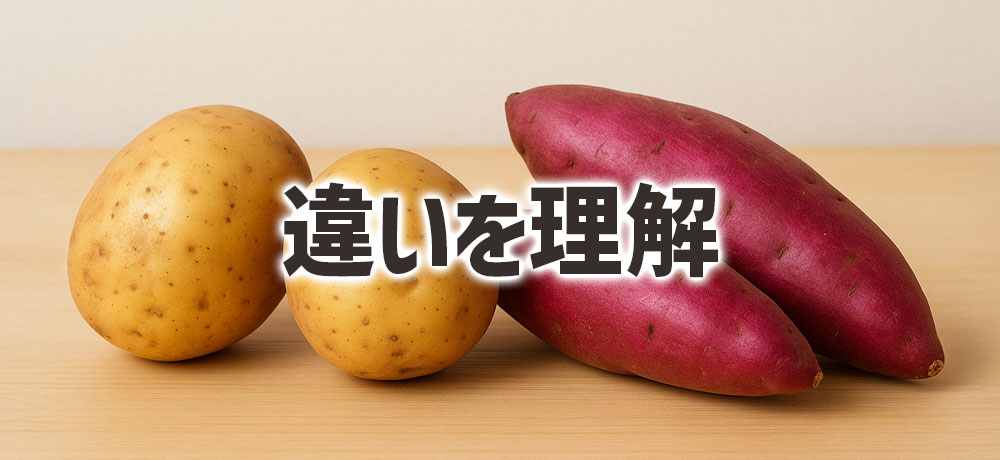 ジャガイモとサツマイモの違いを理解しよう