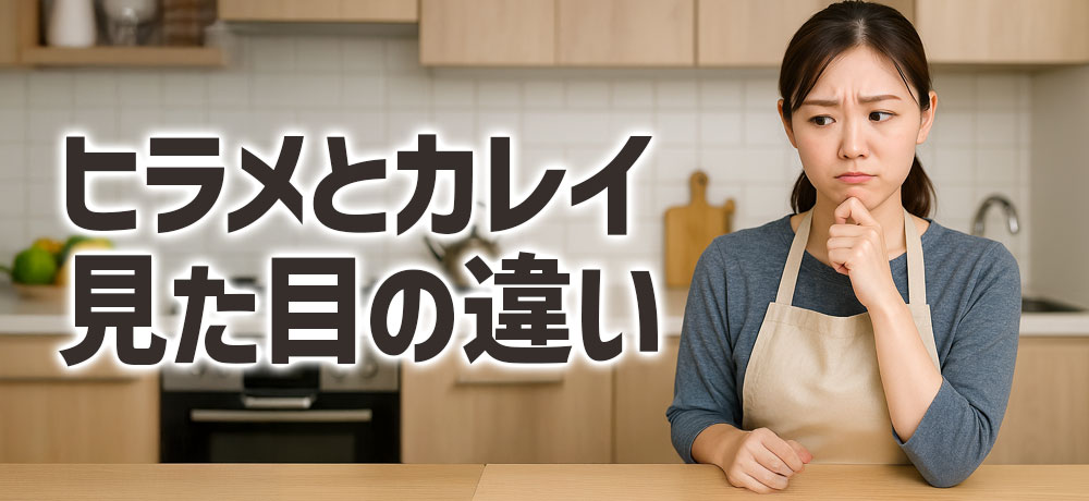 ヒラメとカレイの見た目の違い