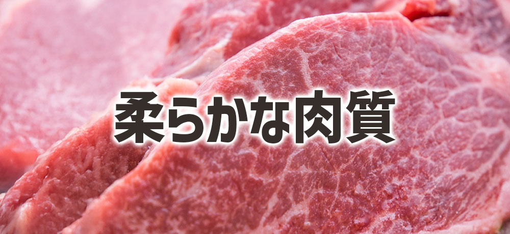 柔らかな肉質